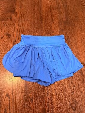 Soothfeel Pleated Blue mini skirt Size S